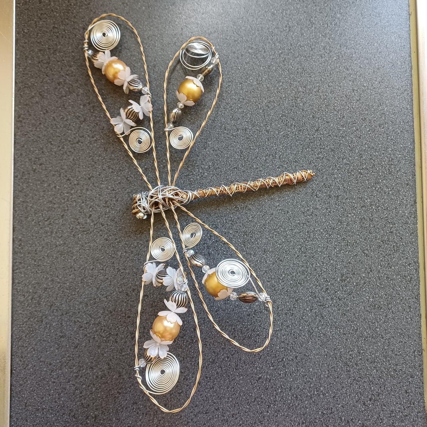 Gold dragonfly